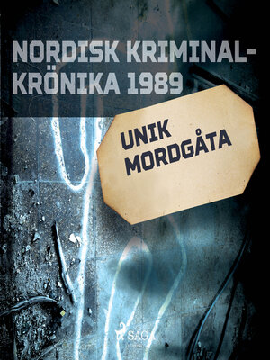 cover image of Unik mordgåta